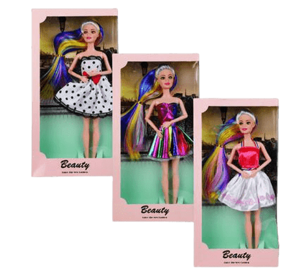 Doll Fashion Rainbow Princess 28cm