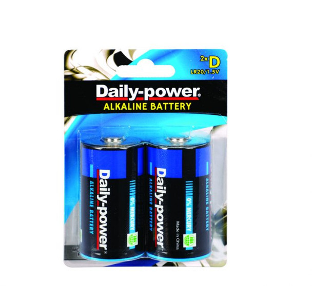 Alkaline Battery Size D – 2 Pieces Per Pack