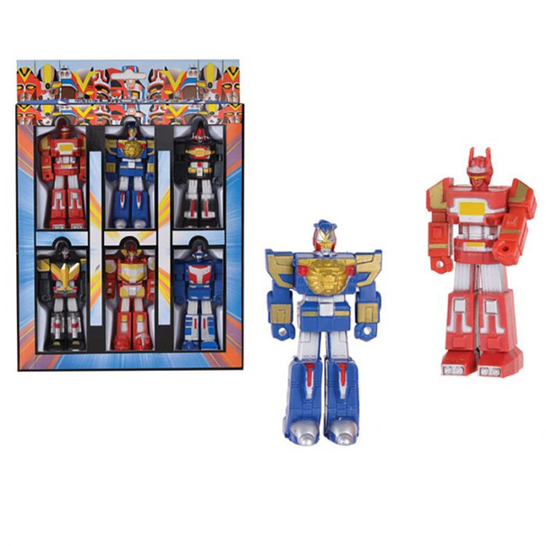 Robot Figurines – 8cm, Set 6