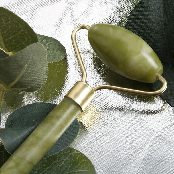 Double Jade Facial Massage Roller Stick