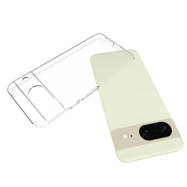 For Google Pixel 8 Waterproof Texture TPU Phone Case(Transparent)