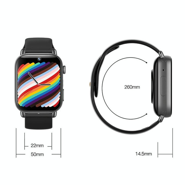 UNIWA X1S 1.9 inch IP67 Waterproof 4G Android 8.1 Dual Cameras Smart Watch Support Temperature Measurement, Specification:1G+8G(White)