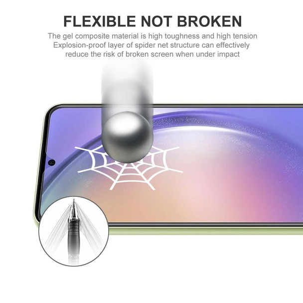 For Samsung Galaxy A54 10pcs ENKAY Hat-Prince Full Glue Coverage Soft Explosion-proof Hydrogel Film