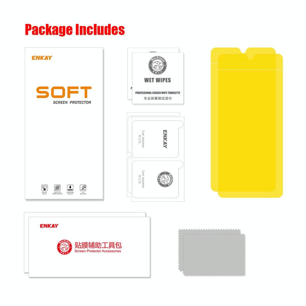For Xiaomi Poco X5 Pro 2pcs ENKAY Full Glue Soft Explosion-proof Hydrogel Film
