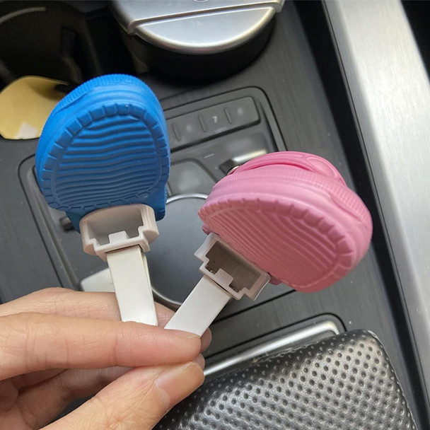 2pcs  Cute Shoes Shape Car Air Vent Decoration Ornament With Aromatherapy(Random Color)