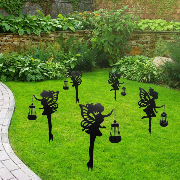 2 in 1 Solar Garden Lamp Metal Outdoor Landscape Garden Light Fairy Ornaments Lawn Light