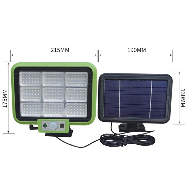 9 x 18 LED Outdoor Waterproof Solar Split Type Wall Light Human Induction Garden Corridor Household Street Light