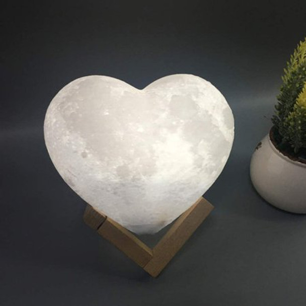 3D Heart Moon Lamp