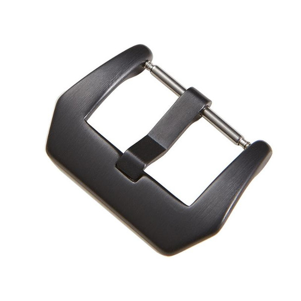 3 PCS Stainless Steel Brushed Pin Buckle Watch Accessories, Color: 20mm Black