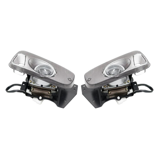 1 Pair Car Modified Front Fog Light for Honda Civic 1992-1995 (White Light)