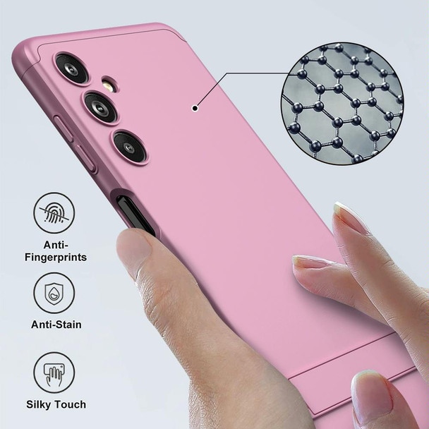 For Samsung Galaxy F54 GKK Three Stage Splicing Full Coverage PC Phone Case(Rose Gold)