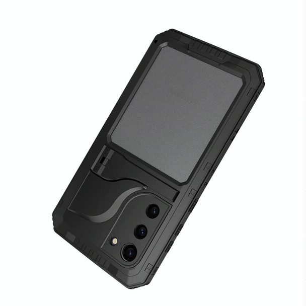 For Samsung Galaxy S23 5G RedPepper Wolf 360 Full Body Rugged IP68 Waterproof Phone Case(Black)