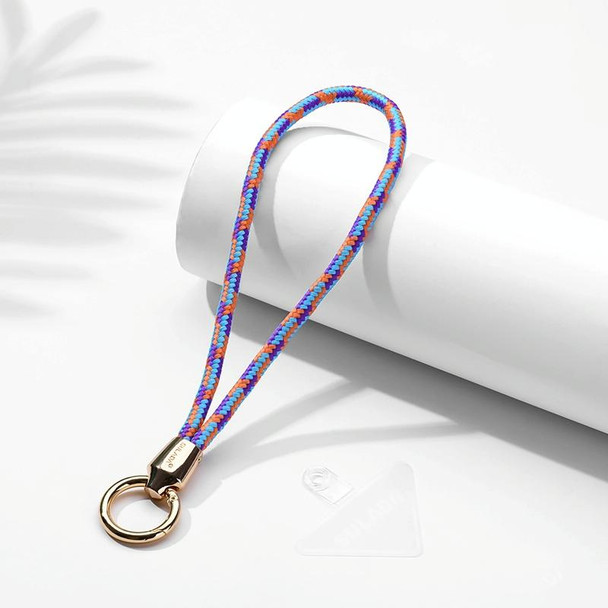 SULADA Multifunctional Universal Mobile Phone Wrist Lanyard(Orange Blue)