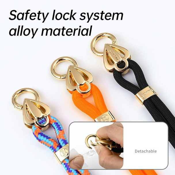 SULADA Multifunctional Universal Mobile Phone Love Lanyard(Orange)