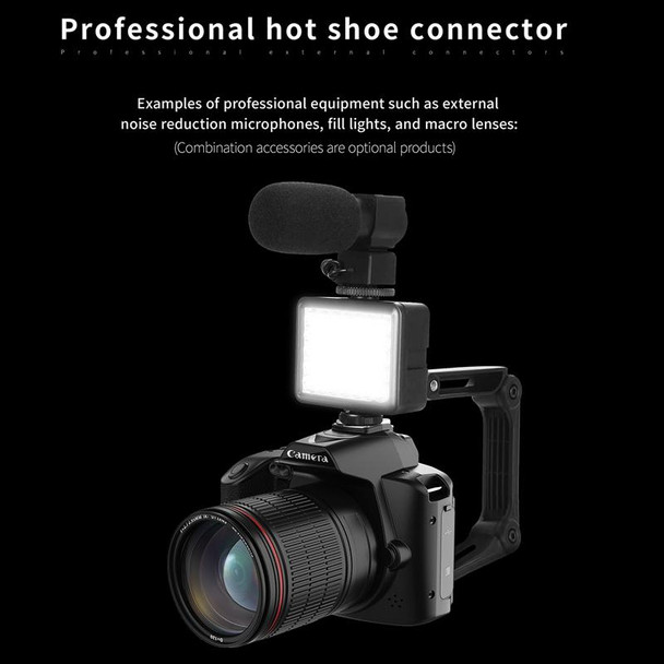 4K Dual-camera Night Vision 64 Million Pixel High-definition WIFI Digital Camera Standard+Handheld Bracket