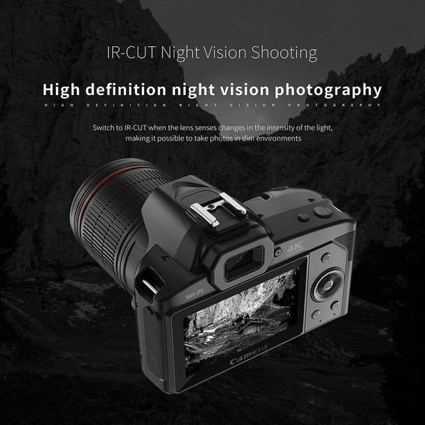 4K Dual-camera Night Vision 64 Million Pixel High-definition WIFI Digital Camera Standard+Fill Light