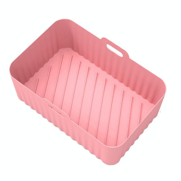 For Ninja DZ201 Air Fryer Silicone Liner Mat Reusable Basket Tray, Spec: Pink Thin Model (95g)