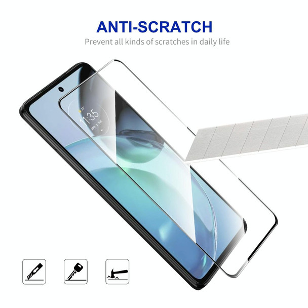 For Motorola Moto G72 / G71s 2pcs ENKAY Full Glue High Aluminum-silicon Tempered Glass Film