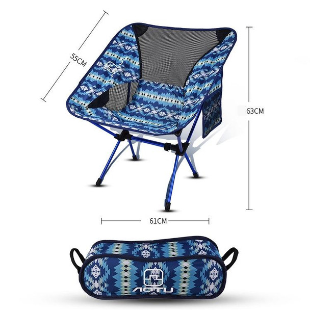 AOTU AT6741 Outdoor Portable Foldable Aluminum Alloy Chair