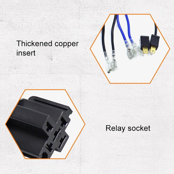 12V Car Horn Wiring Harness Relay Cable