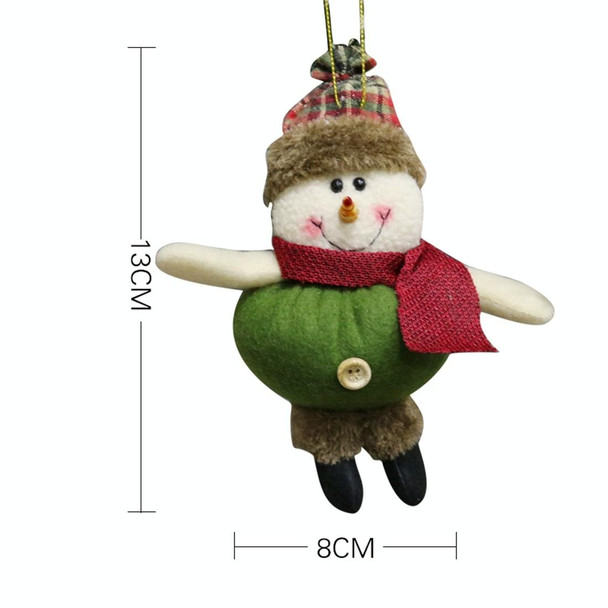 CX192022 Snowman Doll Pendant Ornament Christmas Tree Decoration