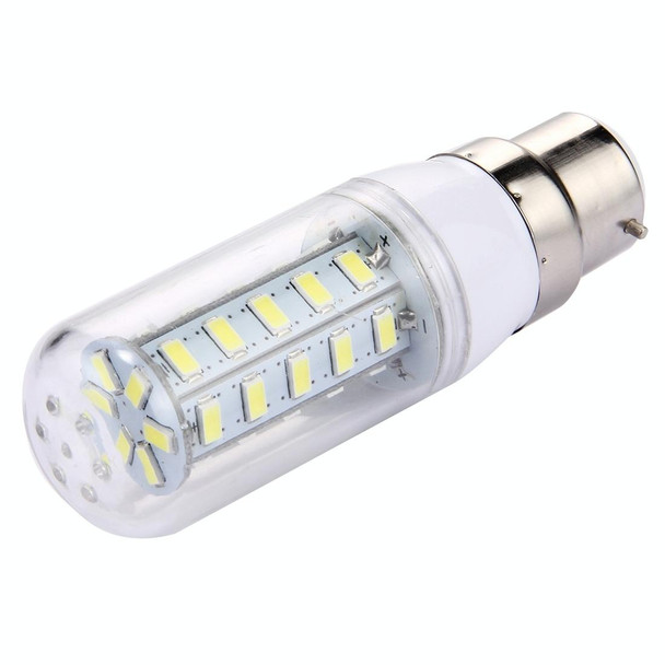 B22 3.5W 36 LEDs SMD 5730 LED Corn Light Bulb, AC 12-80V (White Light)