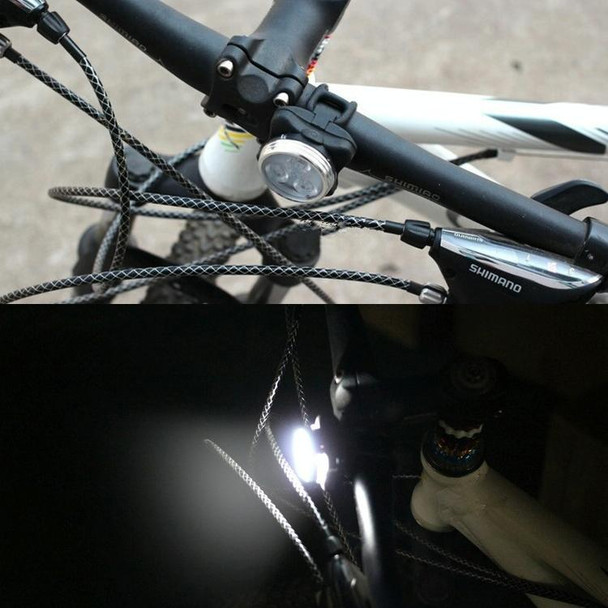 COB Lamp Bead 160LM White Light USB Charging Four-speed Waterproof Bicycle Headlight / Taillight Set