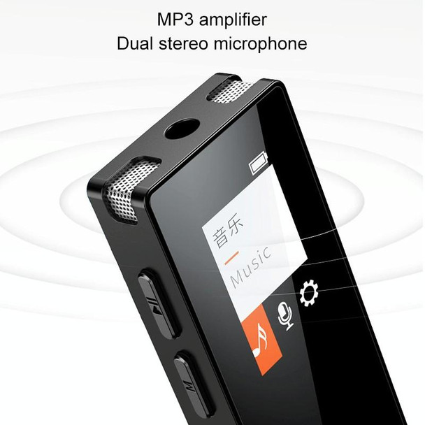 N3 8GB Noise Reduction Color Screen Mini MP3 Recorder(Black)