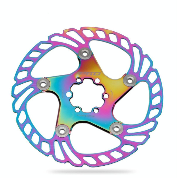 IIIPRO Floating Disc Road Mountain Bike Six Nail Disc Brake Disc, Size:180mm(Colorful)