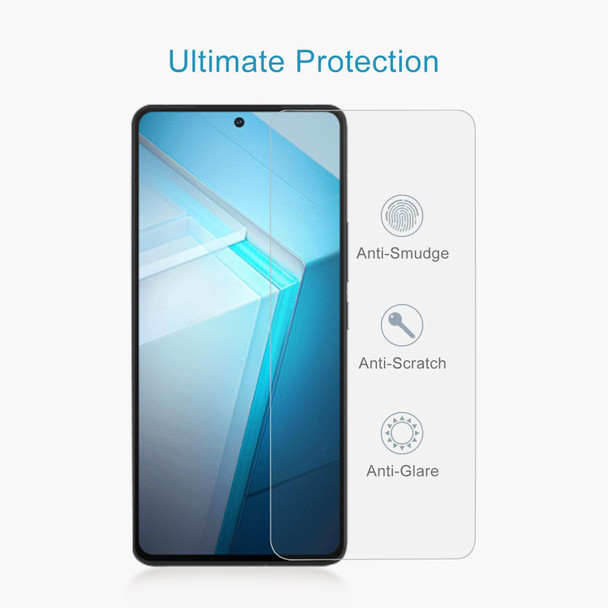 For vivo iQOO 11S 10pcs 0.26mm 9H 2.5D Tempered Glass Film