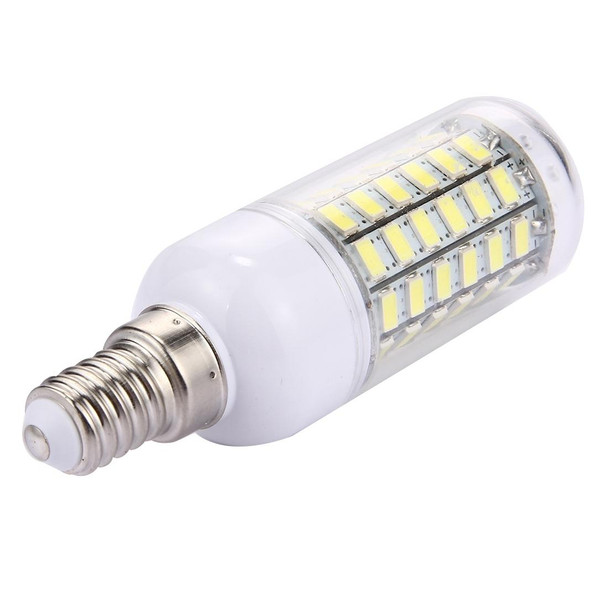 E14 5.5W 69 LEDs SMD 5730 LED Corn Light Bulb, AC 110-130V (White Light)