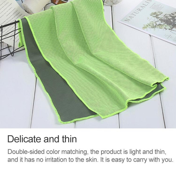 3 PCS Absorbent Polyester Quick-drying Breathable Cold-skinned Fitness Sports Portable Towel(White)