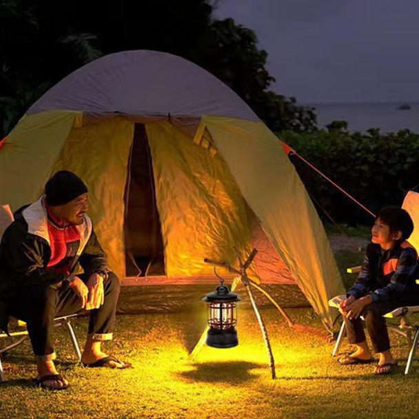 AOTU YT1030 Outdoor Retro Camping Light Emergency Hand Lamp(Black)