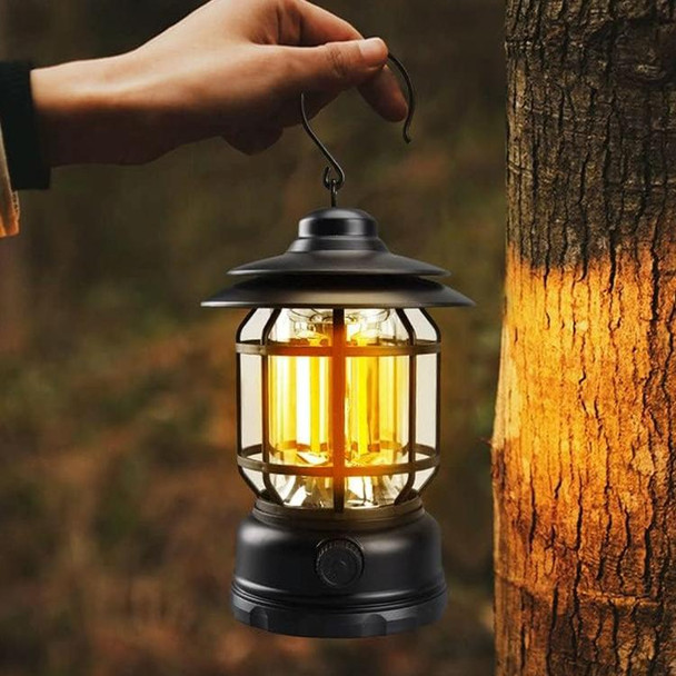 AOTU YT1030 Outdoor Retro Camping Light Emergency Hand Lamp(Green)