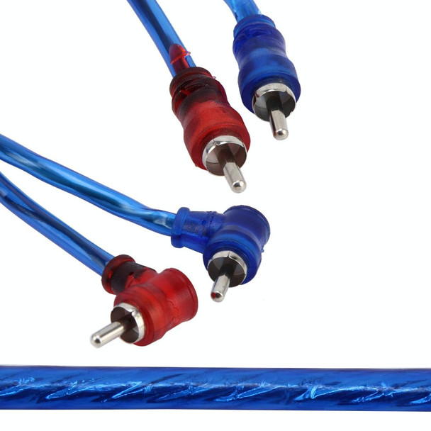 4.5m Car Auto PU Wrapped Audio Stereo Cable OFC 2RCA to 2RCA Jack Audio Cable Male to Male RCA Aux Cable