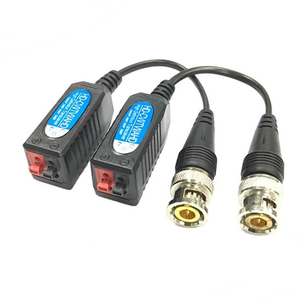 2 PCS Anpwoo 200TC Screwless-type Video Balun HD-CVI/AHD/TVI 1CH Passive Transceiver