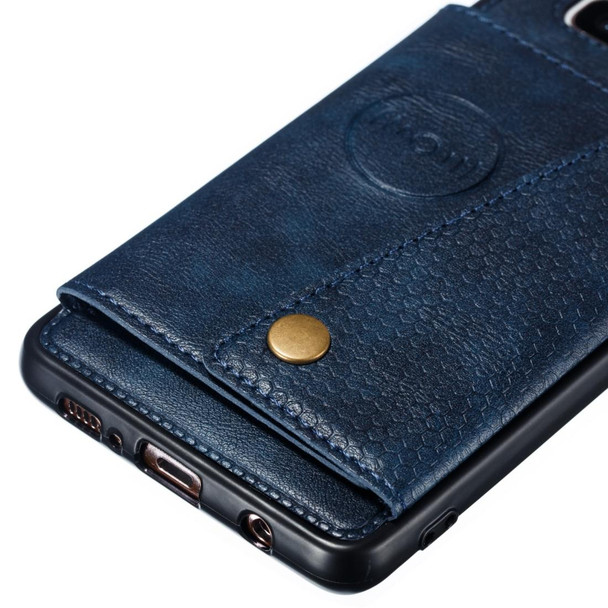Leather Protective Case For Galaxy S10 Plus(Blue)