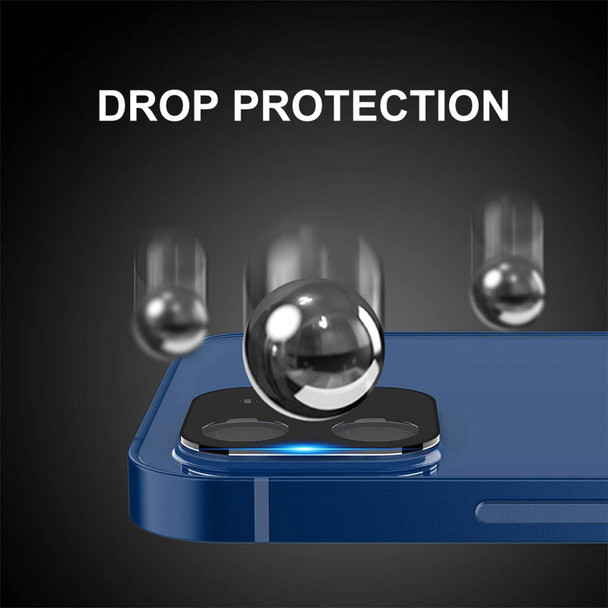 For iPhone 12 mini ENKAY Hat-Prince 9H Rear Camera Lens Tempered Glass Film Full Coverage Protector