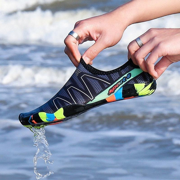 Swimming Water Sports Seaside Beach Surfing Slippers Light Athletic Footwear Unisex Sneakers for Men and Women, Shoe Size:38(Sky Blue)
