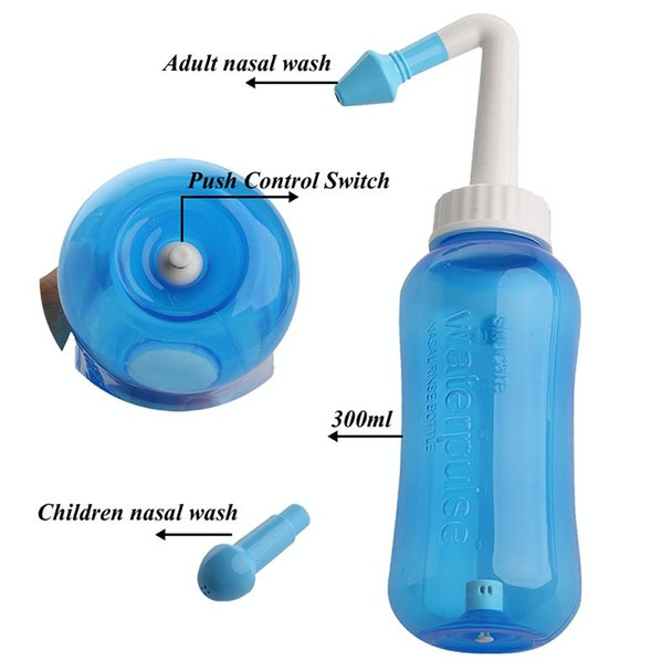 Nose Wash System Sinus Allergies Relief Nasal Pressure Rinse Neti pot