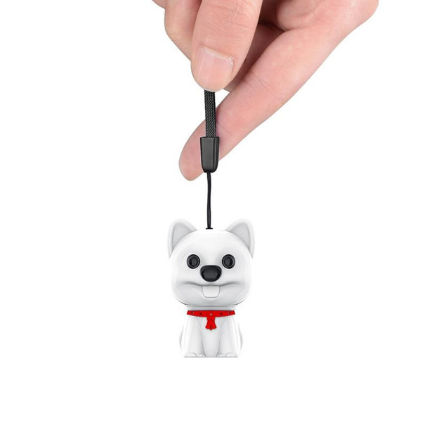 E300 Cute Pet High-Definition Noise Reduction Smart Voice Recorder MP3 Player, Capacity: 32GB(White)