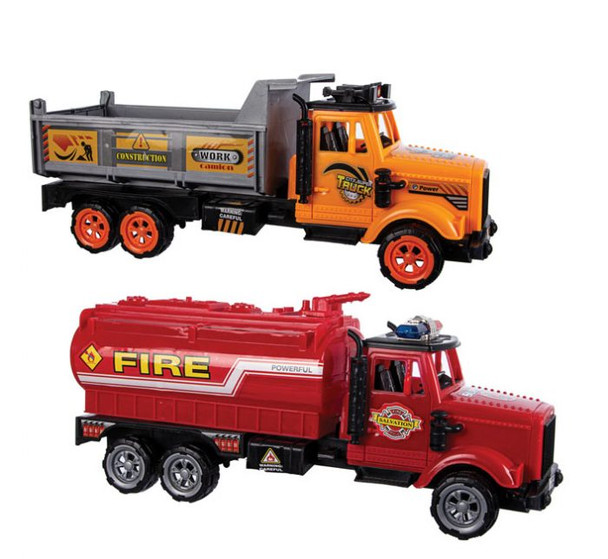 Vehicle Work Truck Assorted Friction 30cm