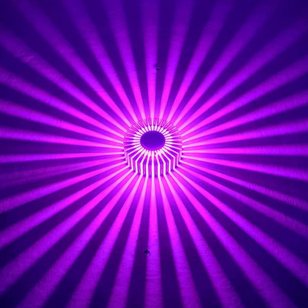 LED Aluminum Aisle Light Sunflower Leisure And Entertainment Place Decorative Light, Power source: Invisible Installation 3W(Purple )