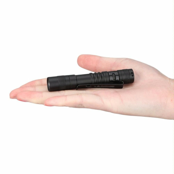 Mini LED Pen-shaped Strong Flashlight Pen Clip Torch, Size:9.1cm