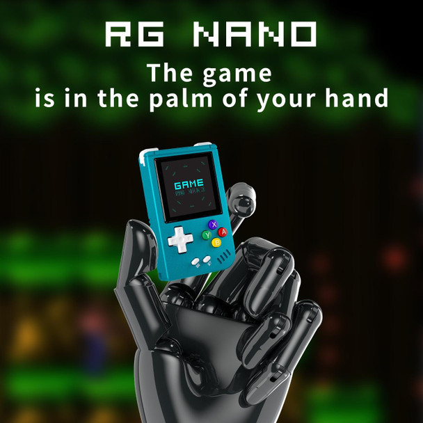 ANBERNIC RG Nano  1.54-Inch IPS Linux System Classic Pocket Retro Game Console 64G 8000 Games(Dark Purple)