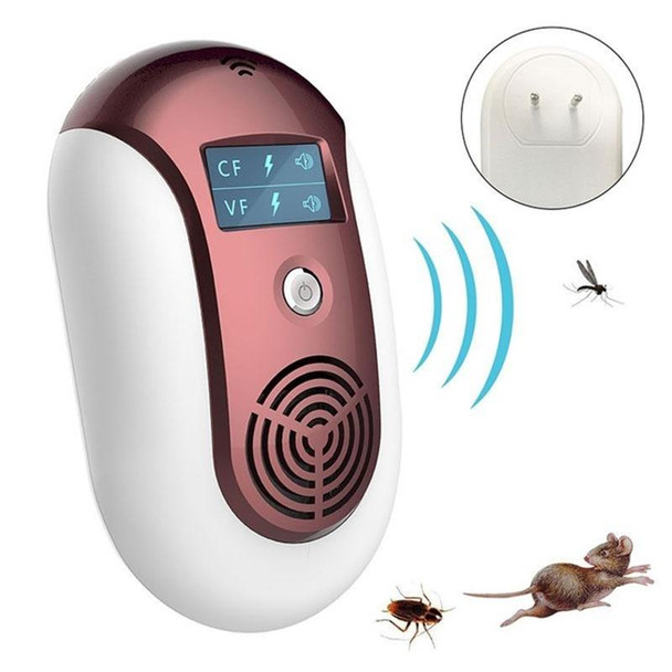 Electronic Pest Control Ultrasonic Pest Repeller(Red)