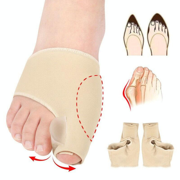 Lycra Sweat-absorbing Anti-wear Big Toe Bone Hallux Valgus Corrector(L)