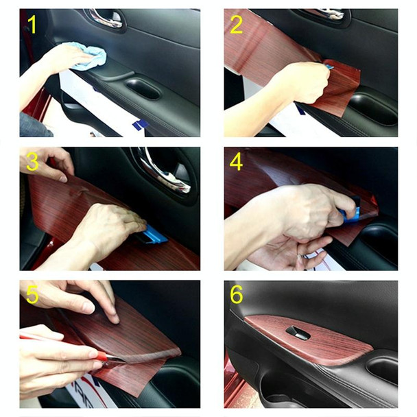 PVC Vinyl Wrap Sticker Decal Film, Size:50cm x 200cm(Glossy Wood Grain F)