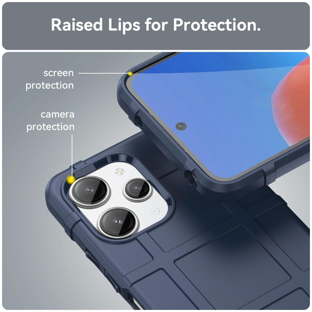 For Xiaomi Redmi 12R Full Coverage Shockproof TPU Phone Case(Blue)