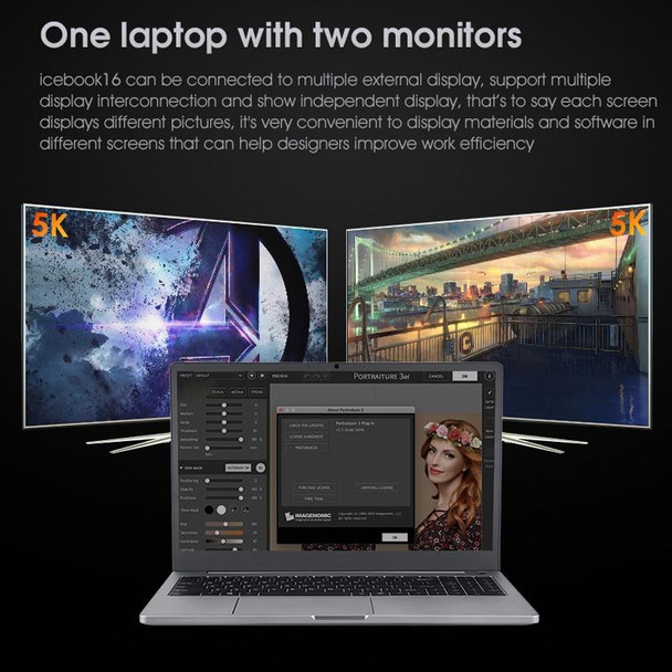W041-ID4-156 AMD Laptop, 15.6 inch FHD, 4GB+128GB, Fingerprint Unlock, Ubuntu OS AMD Ryzen 3 5300U Quad Core, Support Bluetooth & Dual WiFi, US Plug